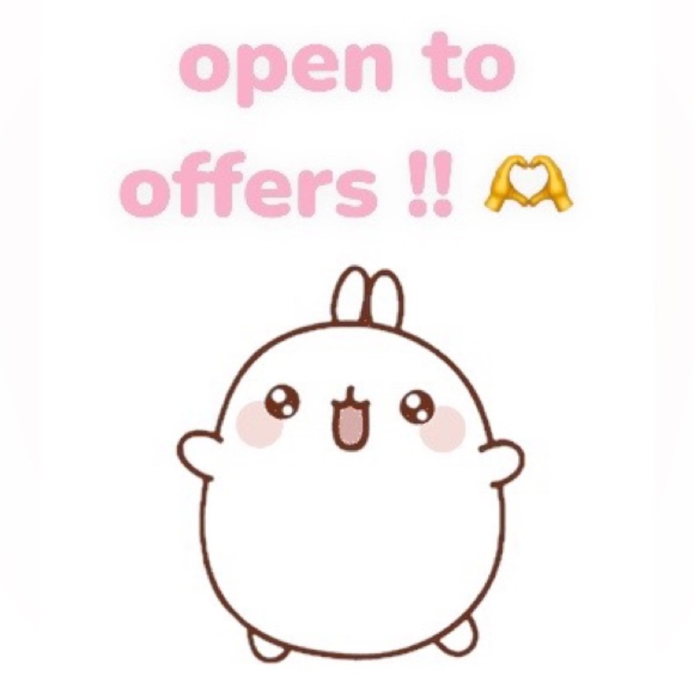 open to negotiate :)